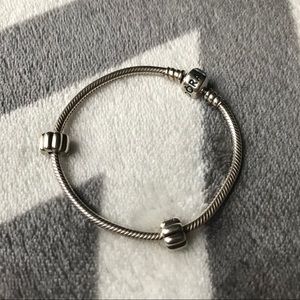 Pandora Charm Bracelet with Spacers